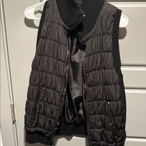 Black Quilted Women's Vest